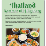 Affisch för reklam av Siam Smile gästspel måndag 13 juni.